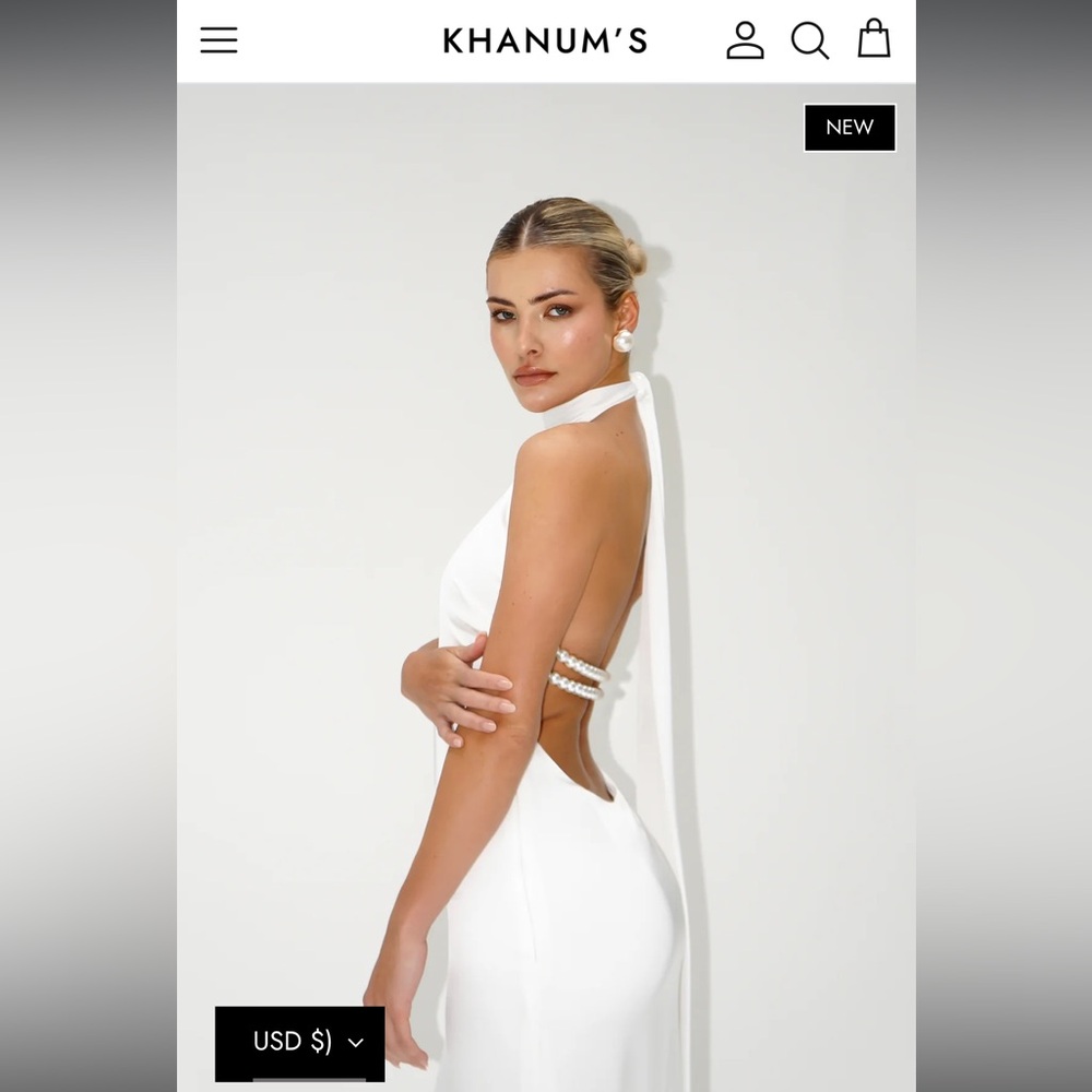 Brand new (with tag to confirm dress wasn’t worn) Khanum’s Kemily dress